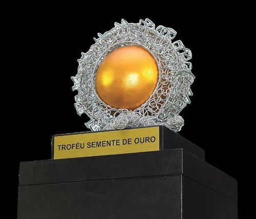 Troféu Semente de Ouro. Foto Choks/Divulgação