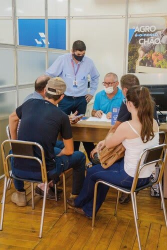 Estande se manteve movimentado nos cinco dias de feira. Foto Choks/Divulgação