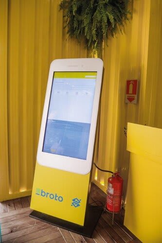 Plataforma Broto, tecnologia e inovação do BB para expansão de negócios, participou da Arena Agrodigital Expodireto. Foto Choks/Divulgação