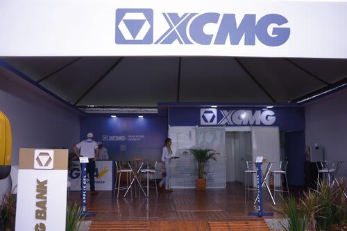 Estande da XCMG na Expodireto Cotrijal 2022. Foto Choks/Divulgação