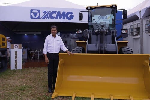 Diretor comercial Renato Torres atribui sucesso no Estado à tradição da XCMG no País e ao atendimento pós-venda. Foto Choks/Divulgação