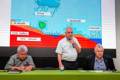 Oliveira, presidente do Instituto Espinhaço, objetiva associar produção agrícola com produção de água. Foto Choks/Divulgação.