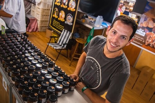 Jovem produtor Felipe Lazzarotto da Costa animado com o novo investimento familiar. Foto Jackson Ciceri/ExpoRevista.