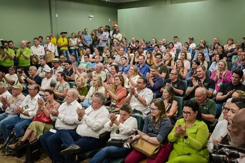 Auditório da Produção lotou para acompanhar o primeiro Fórum da Carne Bovina. Foto Choks/Divulgação.