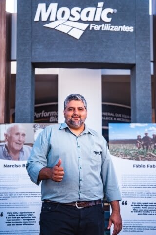 Marcos Rodrigues, gerente de pesquisa da Mosaic, destaca interesse em tecnologia no campo. Foto Jackson Ciceri/ExpoRevista.