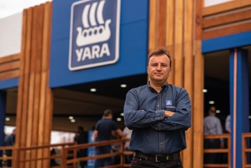 Para Benetti, diretor comercial da Yara Brasil para a Região Sul, 2024 será um ano de oportunidade para a agricultura. Foto Jackson Ciceri/ExpoRevista.