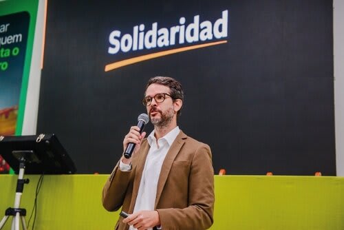 Gabriel Dedini explicou a metodologia de cálculo de carbono da erva-mate. Foto Choks/Divulgação.