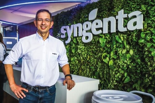 André Pozza, diretor de Marketing da Syngenta, salienta que a empresa promove a partilha de informações para o gerenciamento das lavouras. Foto Jackson Ciceri/ExpoRevista.