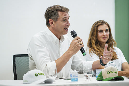 O secretário de Desenvolvimento Econômico do RS, Ernani Polo, fala da importância do mercado da carne para o estado