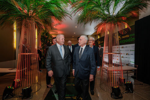 Recebendo o ex-presidente Michel Temer