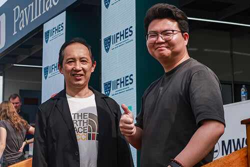 Investidor chinês Dai Zhixuan e assessor internacional Aijun Piao estenderam a estadia para avaliar a instalação de unidades industriais na região