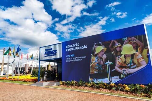Estande do Sistema Fiergs na Expodireto esteve aberto para receber o público