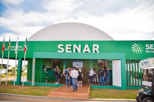 Estande do Senar na Expodireto (Choks/Divulgação)