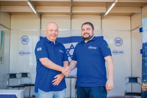 Eduardo Gross e Moshiko Frenkel da Missão Israel (Via Marketing Brasil/Divulgação)