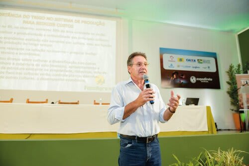 Tarcísio Minetto, coordenador da Câmara Setorial do Trigo da SEAPDR e economista da Fecoagro. Foto Choks/Divulgação